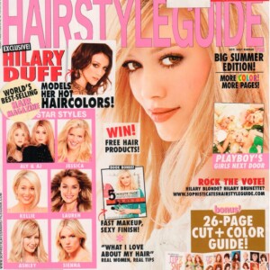 Sophisticate's Hair Style Guide October 2007, Hilary Duff - Ship Free In USA