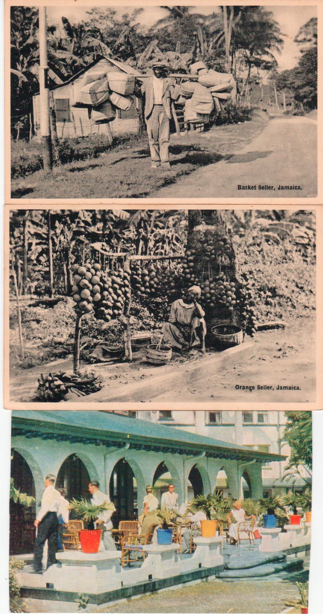 5 Vintage Jamaican Post Cards