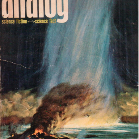 Analog Magazine Science Fact Fiction March 1966 , Giant Meteor. J.E. Enever