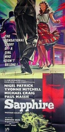 Sapphire 1959 Nigel Patrick, Yvonne Mitchell, Michael Craig, London (Racial) Full Movie