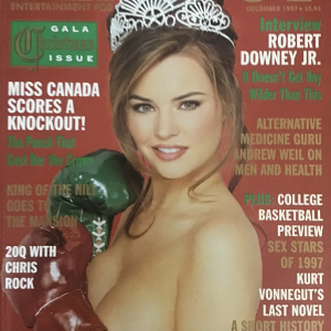 PLAYBOY DECEMBER 1997, Gala Christmas Issue, Miss Canada