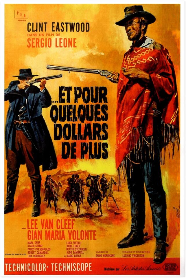 For A Few Dollars More, 1965, Clint Eastwood, Lee Van Cleef,