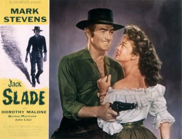 Jack Slade, Mark Stevens, Dorothy Malone, 1953
