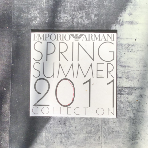 Giorgio Armani, 2011, Spring Summer, Collection Book Catalog