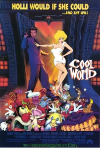 COOL WORLD MOVIE , BRAD PITT , 1992 RALPH BAKSHI ANIMATION