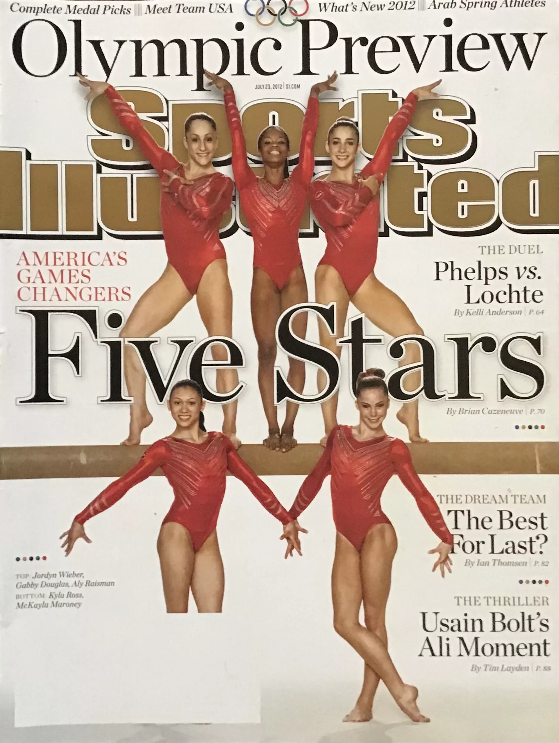 Sports Illustrated, July 23, 2012, America's Game Changer, Five Stars,