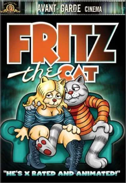 Fritz the Cat, Ralph Bakshi, Robert Crumb,1972 (M2)