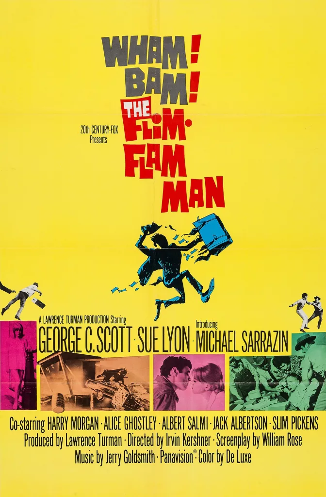 The Flim-Flam Man, 1967, George C. Scott, Sue Lyon