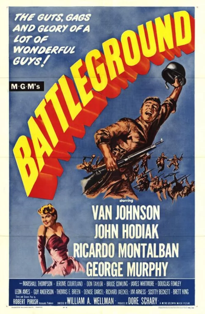 Battleground,1949, Van Johnson, John Hodiak
