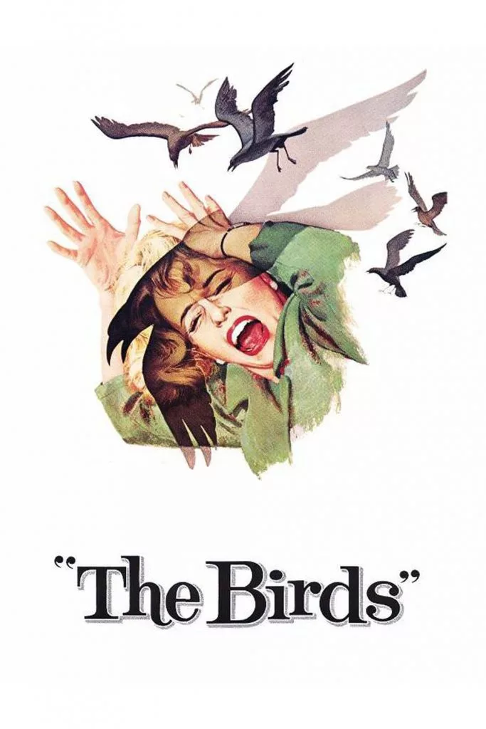 The Birds,1963 Rod Taylor, Jessica Tandy, Suzanne Pleshette