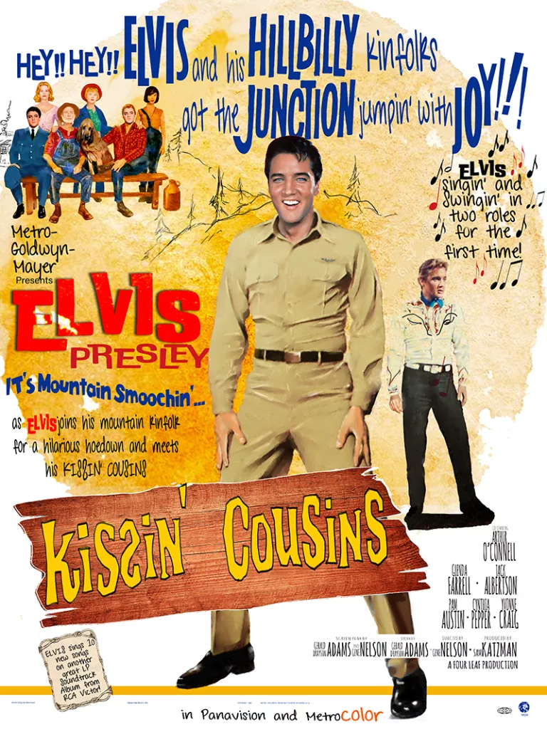 Kissin’ Cousins, 1964, Elvis Presley, Arthur O’Connell, Glenda Farrell