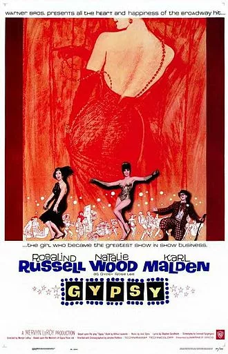 Gypsy, Rosalind Russell, Natalie Wood, Karl Malden, 1962