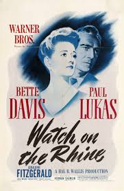 Watch on the Rhine, 1943, Herman Shumlin, Bette Davis