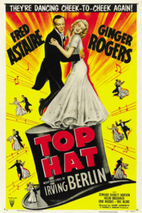 Top Hat, 1935, Fred Astaire, Ginger Rogers, Eric Blore