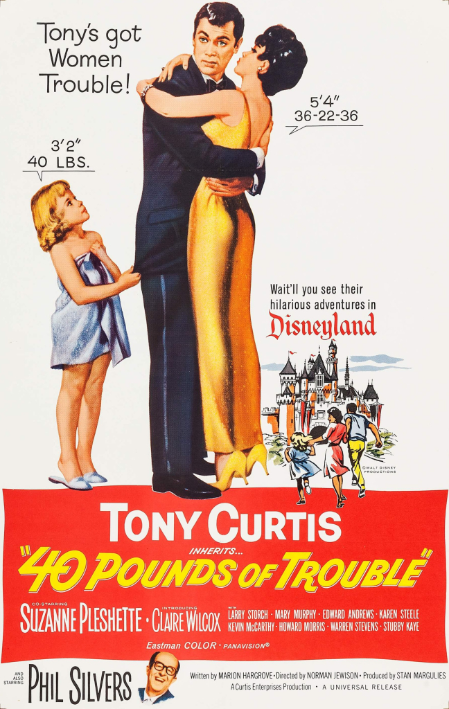 40 Pounds of Trouble, Tony Curtis, Suzanne Pleshette, 1962