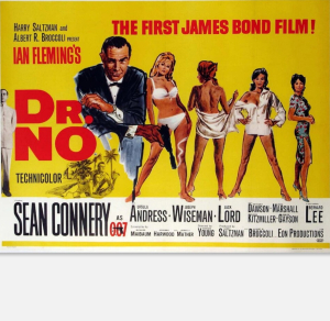 James Bond 007: Dr.No, Sean Connery, Ursula Andress,1962