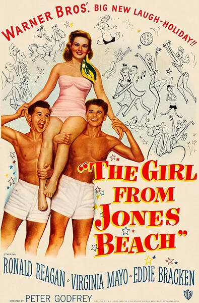 The Girl from Jones Beach (1949 Film ) | Ronald Reagan, Virginia Mayo (B/W)