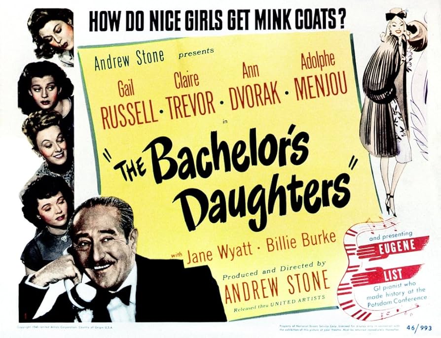 The Bachelors Daughters 1946 | Adolphe Menjou | Gail Russell | Claire Trevor | Ann Dvorak BW-Comedy Film