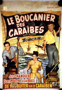 Buccanears Of The Caribbean, Jeff Chandler, Scott Brady, Susan Ball