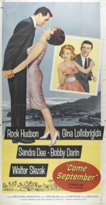 Come September,Bobby Darin, Rock Hudson, Gina Lollobrigida, Sandra Dee (1966 Film)
