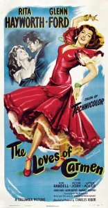 The Love Of Carmen, Rita Hayworth, Glen Ford, 1948 Film