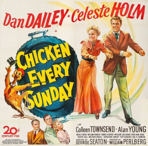 Chicken Every Sunday, Dan Dailey, Celeste Holm, Natalie Wood, (1949 Film B/W)