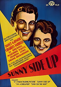 Sunny Side Up, Janet Gaynor, Charles Farrell,1929