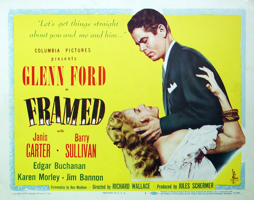 Paula, Glenn Ford, Janis Carter, Richard Wallace,1947