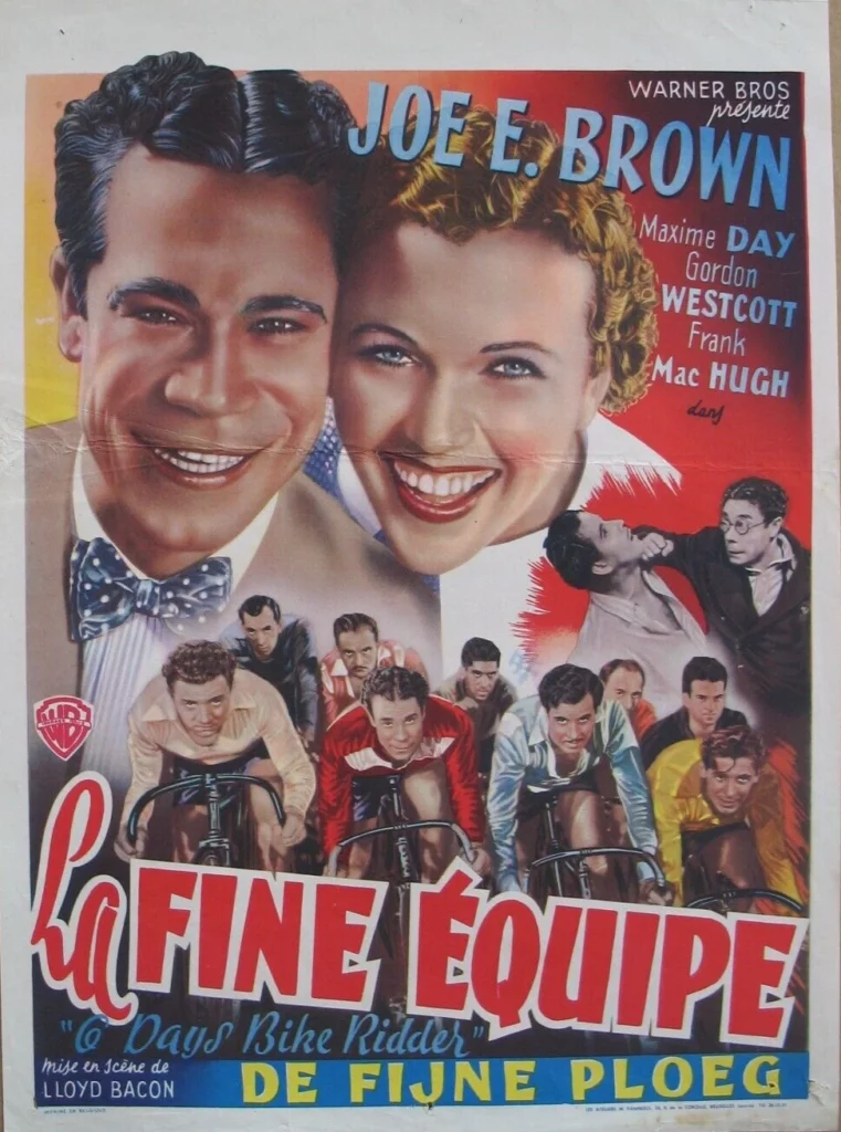 6 Day Bike Rider, Joe E Brown, Maxine Doyle, (1934 B/W Movie)