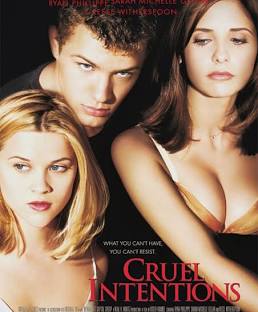 Cruel Intention, Ryan Phillippe, Sarah Michelle Gellar, Reese Witherspoon,1999