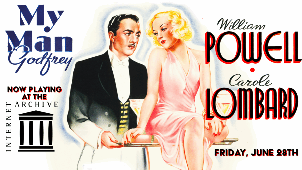 My Man Godfrey, William Powell, Carole Lombard, 1936