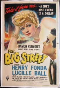 The Big Street, Henry Fonda, Lucille  Ball, 1942 Film