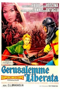 JERUSALÉN LIBERTADA (1957) de Carlo Bragaglia con Philippe Hersent  Sylva Koscina