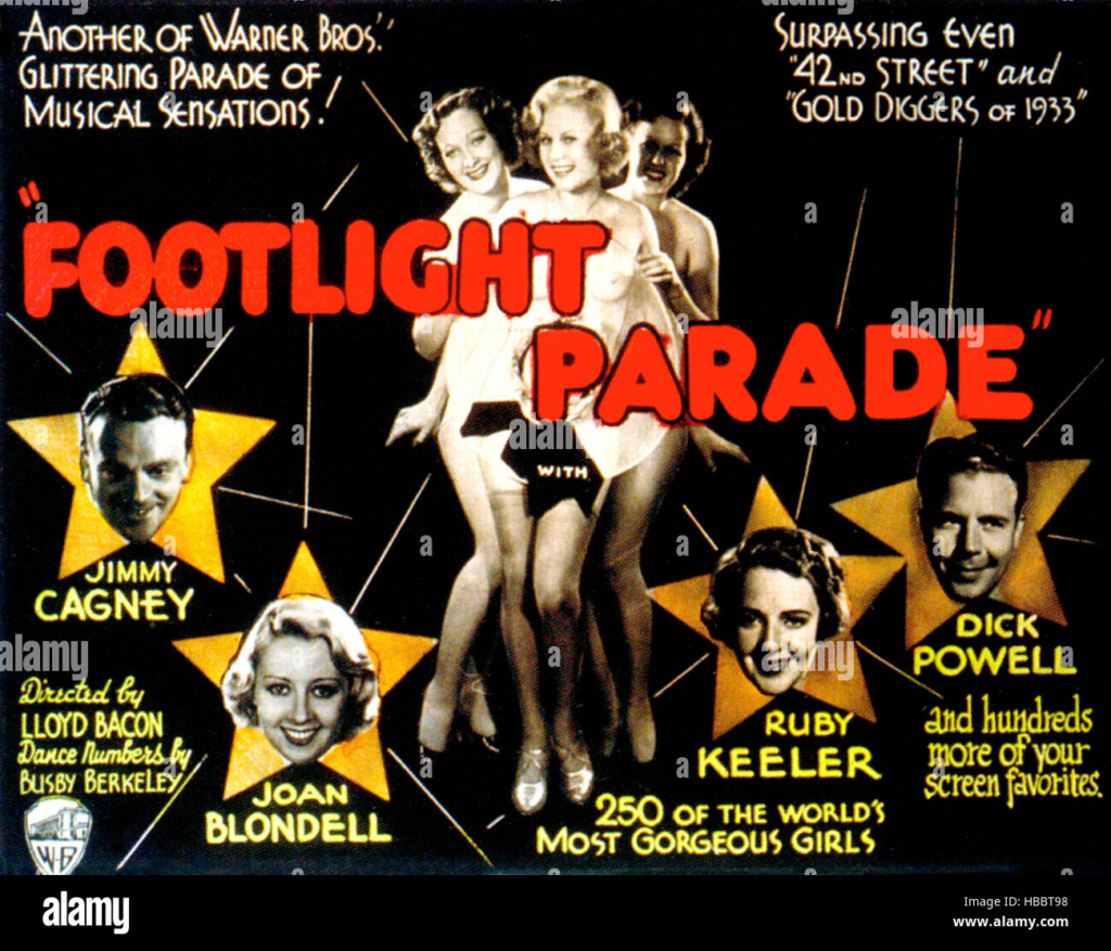 Footlight Parade 1933 , James Cagney, Joan Blondel, lDick Powel, lRuby Keeler