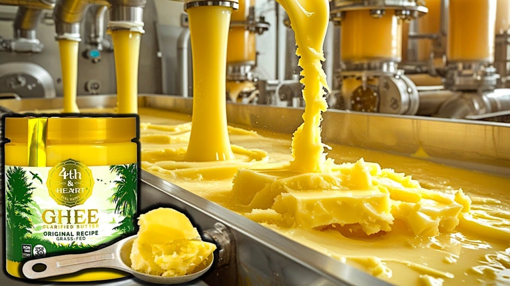 How Food GHEE is Made in Factory GHEE Factory Process