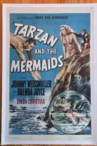 Tarzan and The Mermaid, Johnny Weissmuller, 1948 (Color)