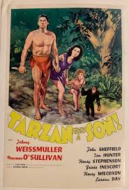 Tarzan Find A Son, Johnny Weissmuller, Maureen O’Sullivan