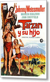 Tarzan Find A Son, Johnny Weissmuller, Maureen O’Sullivan