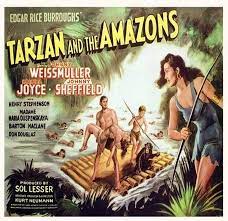 Tarzan And The Amazon, Johnny Weissmuller, Johnny Sheffield, Brenda Joyce (1945)