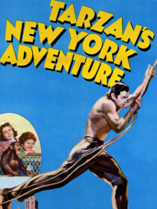 Tarzan New York Adventure, Johnny Weissmullrr, Maureen O'Sullivan