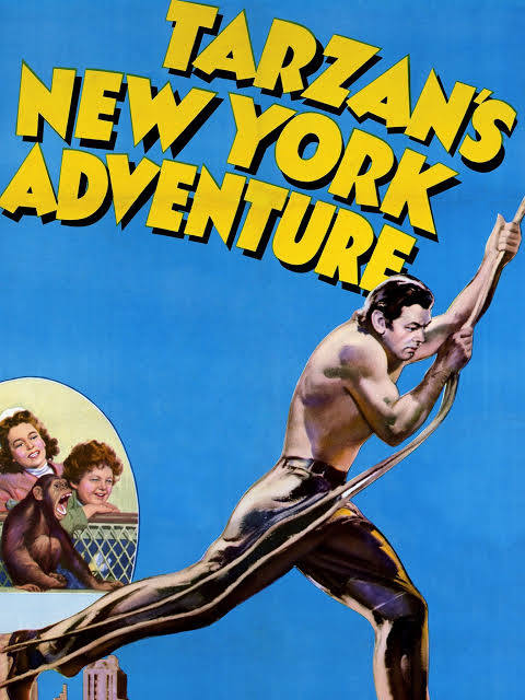 Tarzan New York Adventure, Johnny Weissmullrr, Maureen O’Sullivan