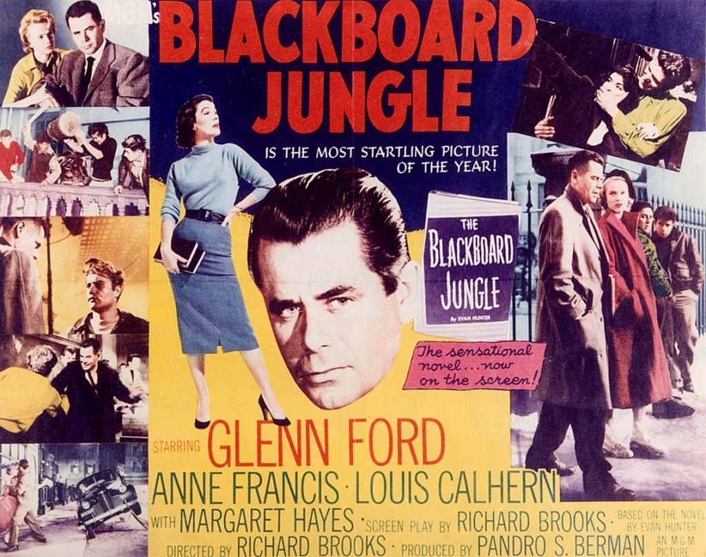 Blackboard Jungle, Glenn Ford, Ann Francis (1955)