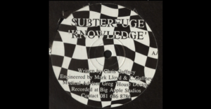 Subterfuge, Knowledge (Mix 2), Chequered Records