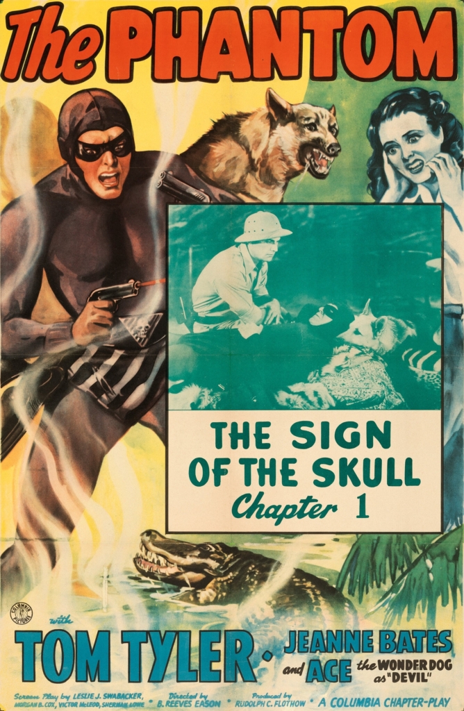 The Phantom (1943) TOM TYLER, 15-CHAPTER CLIFFHANGER.