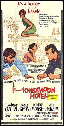 Honeymoon Hotel (1964), Robert Goulet, Nancy Kwan Robert