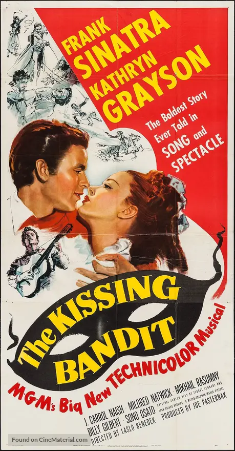 The Kissing Bandit (1948), Frank Sinatra, Kathryn Grayson
