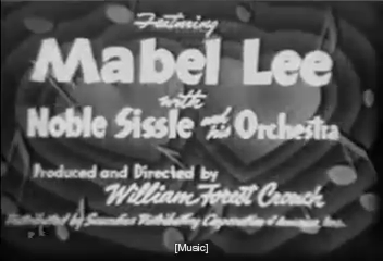 Mabel Lee,  Noble Sissle His Orchestra Sizzle With Sassle 1946