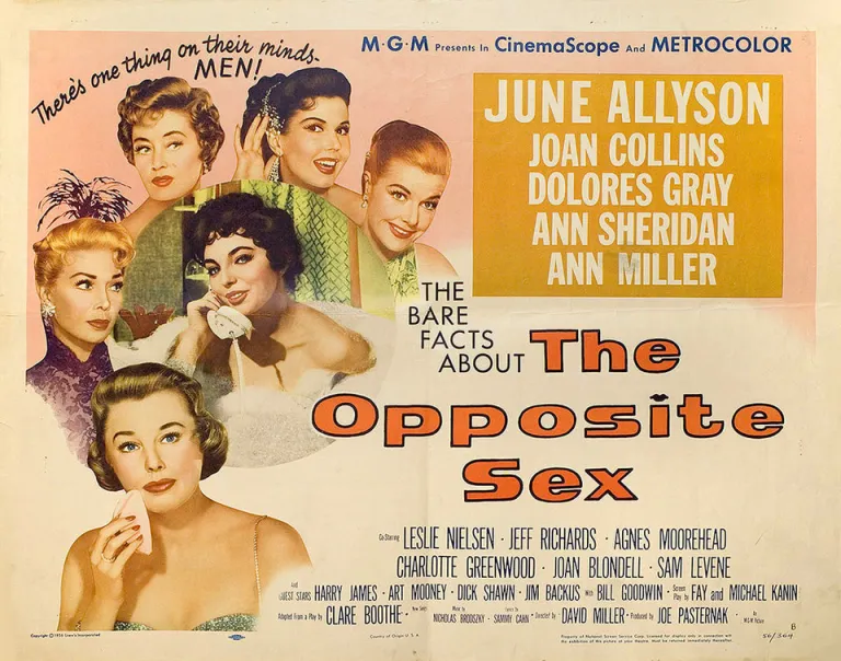 The opposite Sex (1956), June Allyson, Joan Collins, Dolores Gray