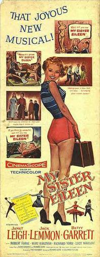My Sister Eileen  (1955), Janet Leigh, Betty Garrett, Jack Lemmon.