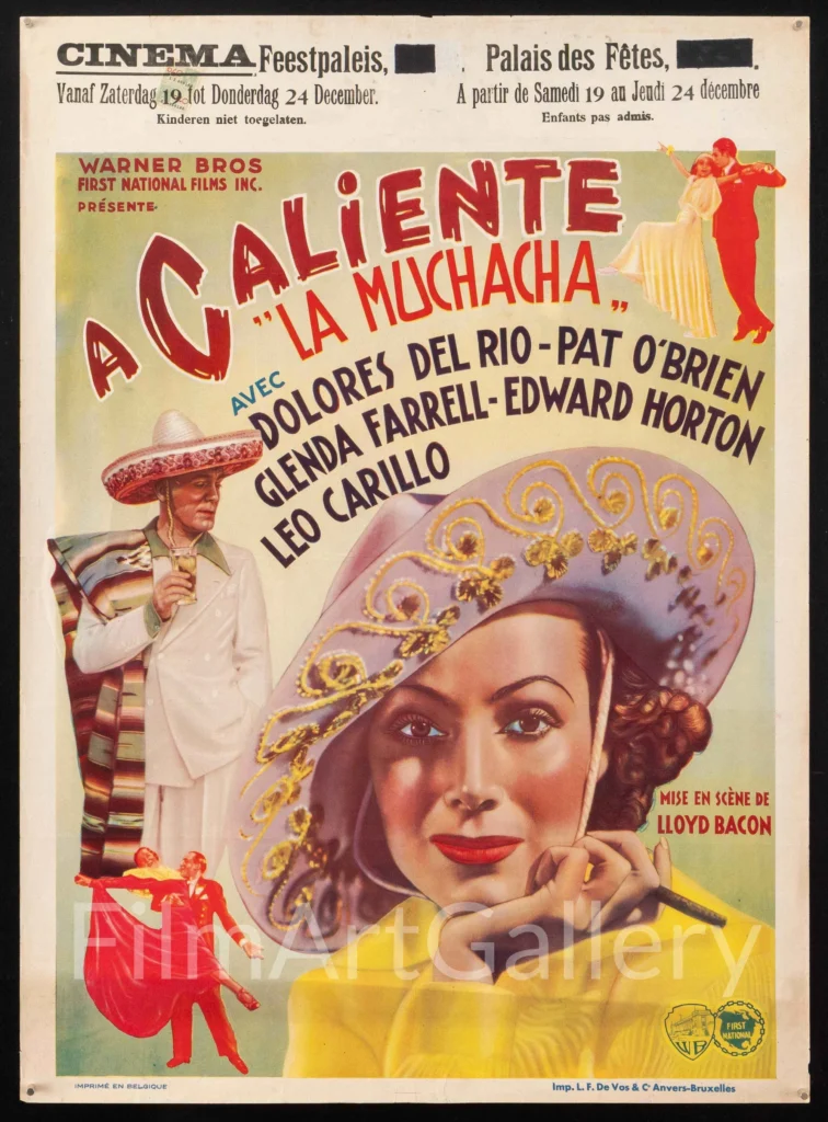 In Caliente (1935) , Dolores del Rio, Pat O’Brien